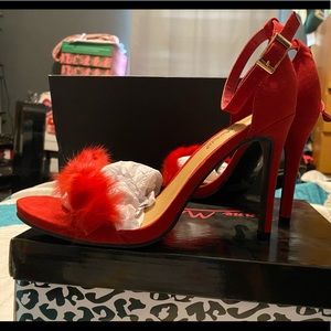 Red Fur Heels